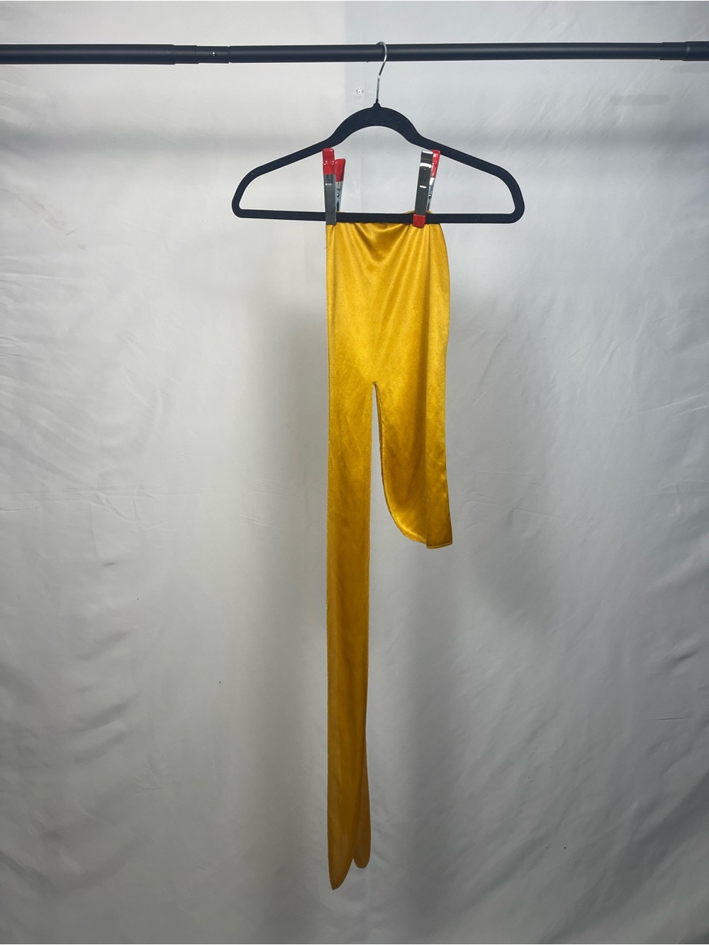 Gold Satin Scarf or Sash